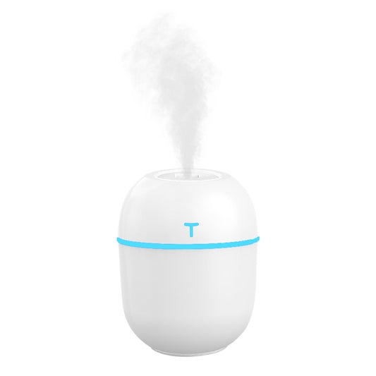 Colorful Cool Mini Humidifier, USB Personal Desktop Humidifier for Car, Office Room, Bedroom,Etc. Auto Shut-Off, 2 Mist Modes, Super Quiet. (White)